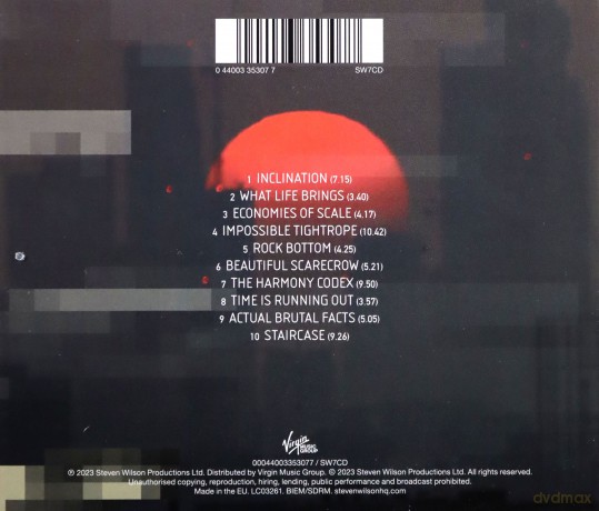 Steven Wilson: The Harmony Codex [CD]