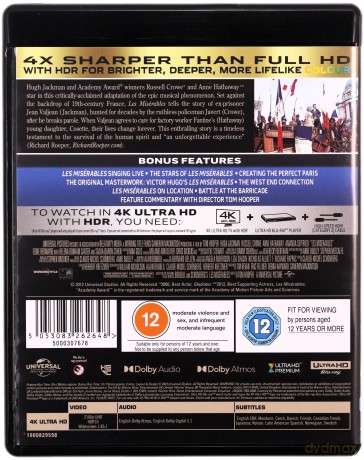 Les Miserables (Les miserables: Nędznicy) [Blu-Ray 4K]