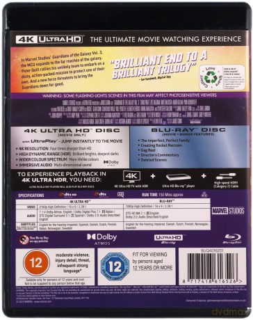 Marvel Studio's Guardians Of The Galaxy Vol. 3 (Strażnicy Galaktyki vol. 3) [2xBlu-Ray 4K]+[2xBlu-Ray]