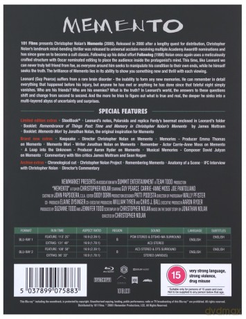Memento (Limited Edition) [2xBlu-Ray]