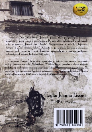 Tajemnice Paryża 2 - Eugeniusz Sue [AUDIOBOOK] [CD]