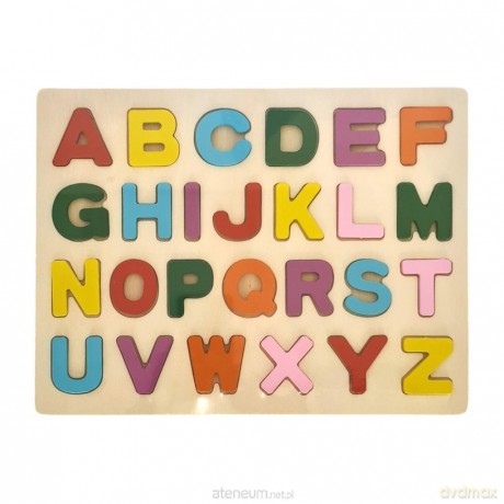 Alfabet drewniany Duże litery