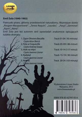 Opowiadania Niesamowite - Emil Zola [AUDIOBOOK] [CD]