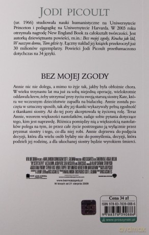 Bez mojej zgody  -  Jodi Picoult [KSIĄŻKA]