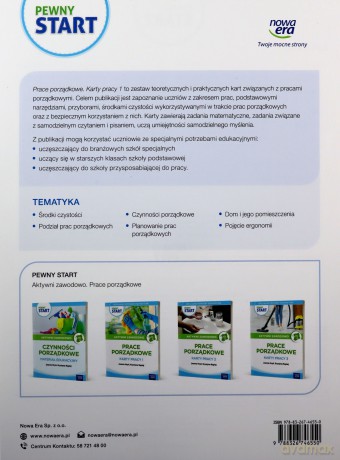 Pewny start Aktywni zawodowo Prace porządkowe Karty pracy 1 - Joanna Hryń, Krystyna Rapiej, Robert Gajda [KSIĄŻKA]