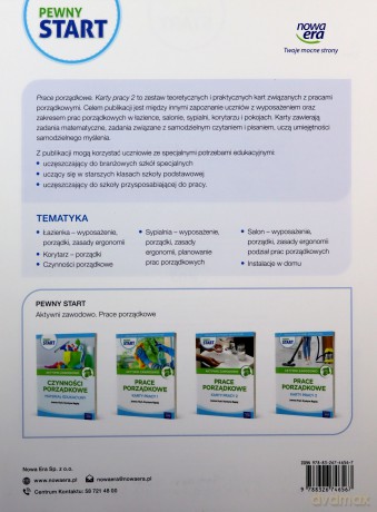 Pewny start Aktywni zawodowo Prace porządkowe Karty pracy 2 - Joanna Hryń, Krystyna Rapiej, Robert Gajda [KSIĄŻKA]