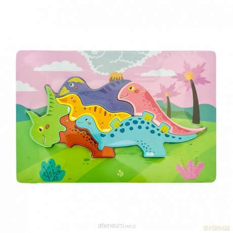 Puzzle drewniane animal Dinozaur