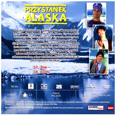 Przystanek Alaska 19 odcinki 37-38 [DVD]