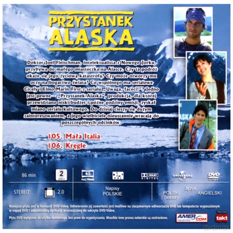 Przystanek Alaska 53 odcinki 105-106 [DVD]