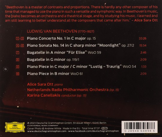 Alice Sara Ott: Beethoven [CD]