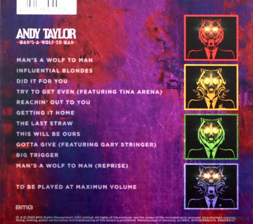Andy Taylor: Man's A Wolf To Man [CD]