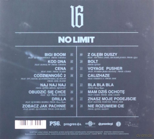 Dudek P56: No limit [CD]
