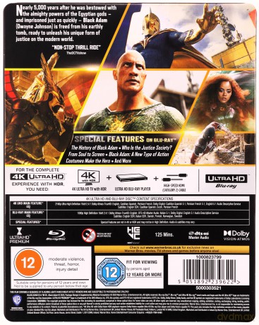 Black Adam (steelbook) [Blu-Ray 4K]