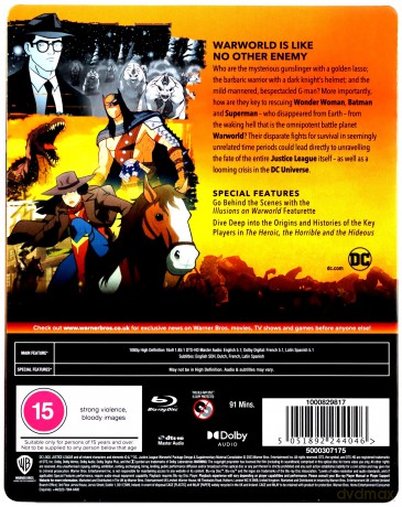 DC Justice League Warworld (steelbook) [Blu-Ray]