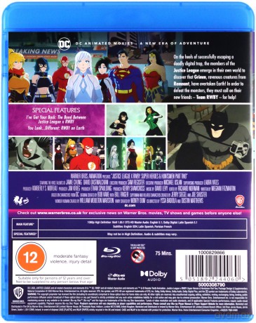 DC Justice League X Rwby - Super Heroes And Huntsmen Part Two [Blu-Ray]