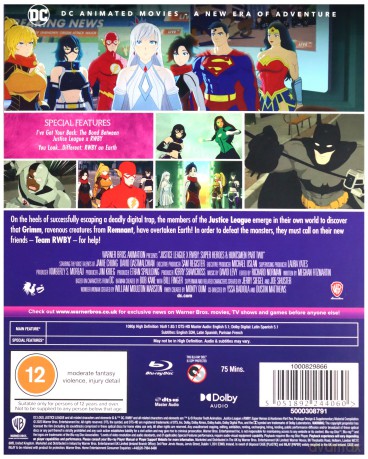 DC Justice League X Rwby - Super Heroes And Huntsmen Part Two [Blu-Ray]