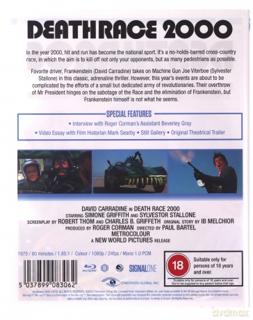 Death Race 2000 (Wyścig śmierci 2000) [Blu-Ray]