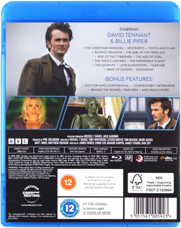 Doctor Who Series 1 to 4 [BOX] [16xBlu-Ray]