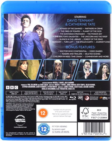 Doctor Who Series 1 to 4 [BOX] [16xBlu-Ray]