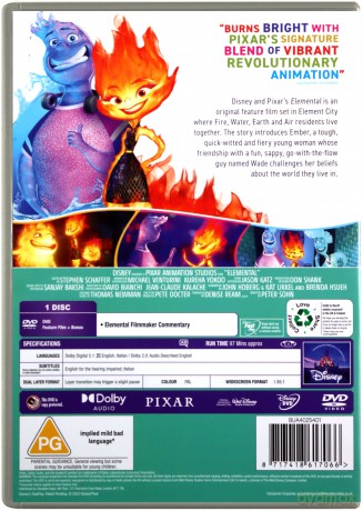 Elemental (Między nami żywiołami) [DVD]