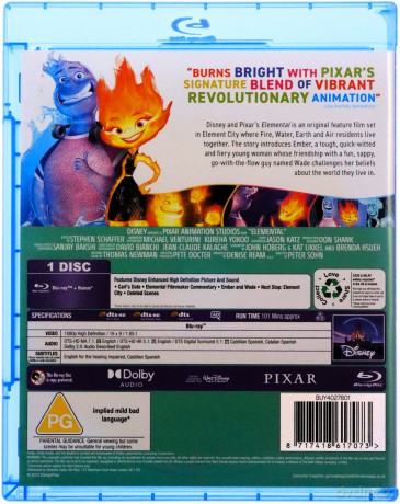Elemental (Między nami żywiołami) [Blu-Ray]