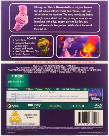 Elemental (Między nami żywiołami) [Blu-Ray]