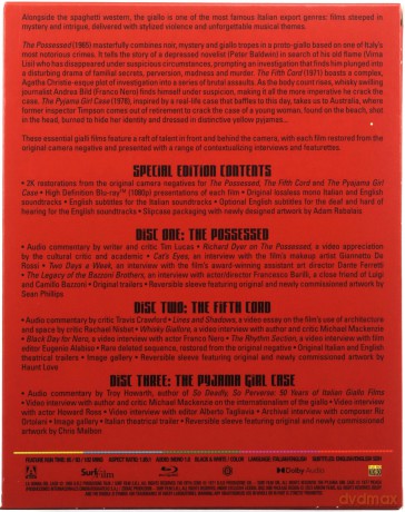 Giallo Essentials Red [3xBlu-Ray]