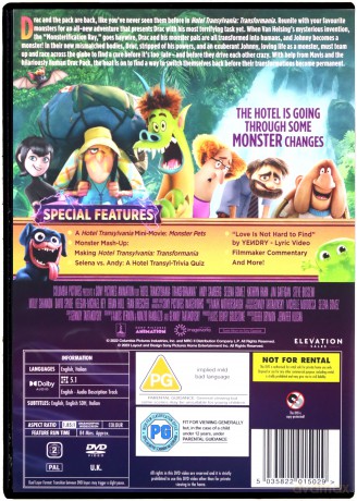 Hotel Transylvania 4 - Transformania [DVD]