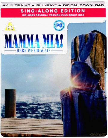 Mamma Mia - Here We Go Again (steelbook) [Blu-Ray 4K]+[Blu-Ray]+[DVD]