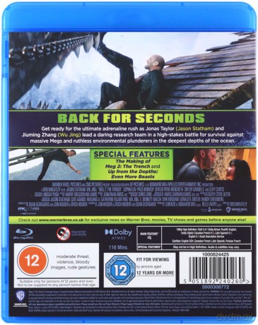 Meg 2 - The Trench (Meg 2: Głębia) [Blu-Ray]
