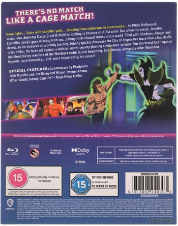 Mortal Kombat Legends - Johnny Cage [Blu-Ray]