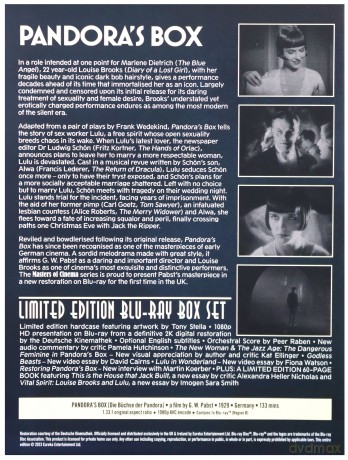 Pandoras Box (Puszka Pandory) (Limited) [Blu-Ray]