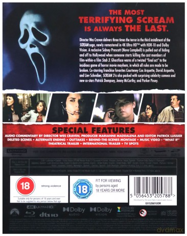 Scream 3 (Krzyk 3) [Blu-Ray 4K]+[Blu-Ray]