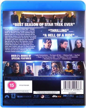 Star Trek - Picard Season 3 [Blu-Ray]