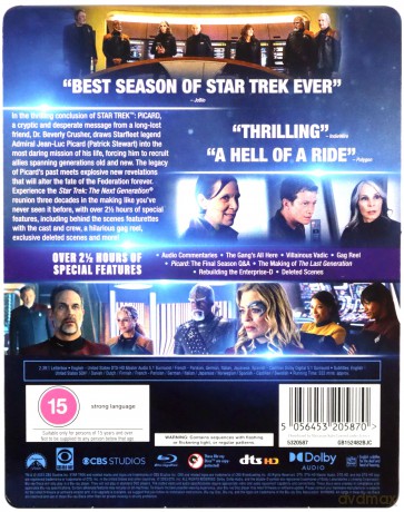 Star Trek - Picard Season 3 (steelbook) [Blu-Ray]