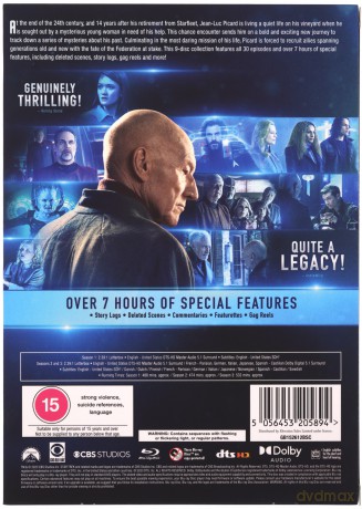 Star Trek - Picard Series 1 to 3 Complete Collection [Blu-Ray]