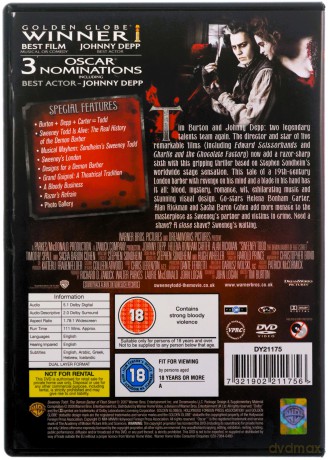 Sweeney Todd (Sweeney Todd: Demoniczny golibroda z Fleet Street) [2DVD]