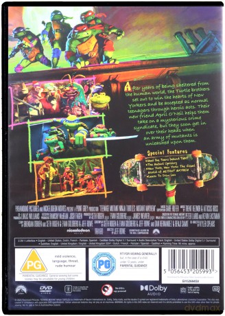 Teenage Mutant Ninja Turtles - Mutant Mayhem (Wojownicze Żółwie Ninja: Zmutowany chaos) [DVD]