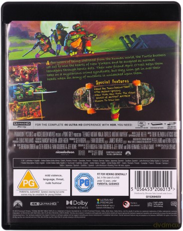 Teenage Mutant Ninja Turtles - Mutant Mayhem (Wojownicze Żółwie Ninja: Zmutowany chaos) [Blu-Ray 4K]