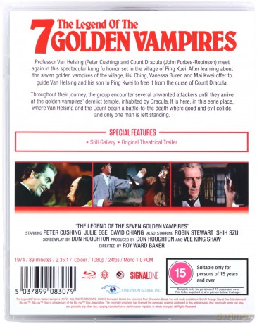 The Legend Of The Seven Golden Vampires (Legenda siedmiu złotych wampirów) [Blu-Ray]