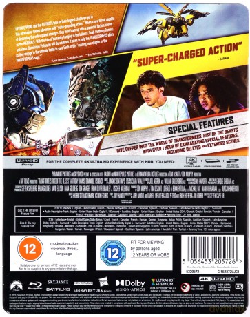 Transformers - Rise Of The Beasts (Transformers: Przebudzenie bestii) (steelbook) [Blu-Ray 4K]+[Blu-Ray]