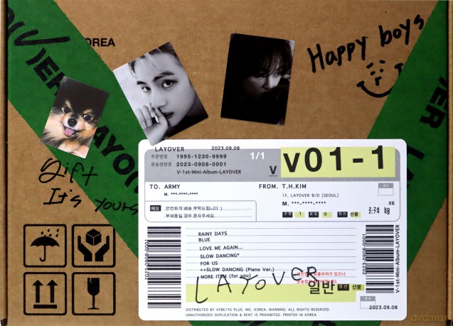 V (Bts): Layover 1 (General Market - Standard Version 1) [CD]