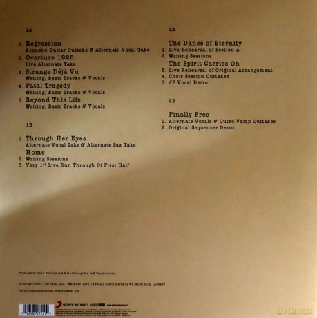 Dream Theater: Lost Not Forgotten Archives: The Making Of Scenes From A Memory - The Sessions (1999) [2xWinyl]+[CD]