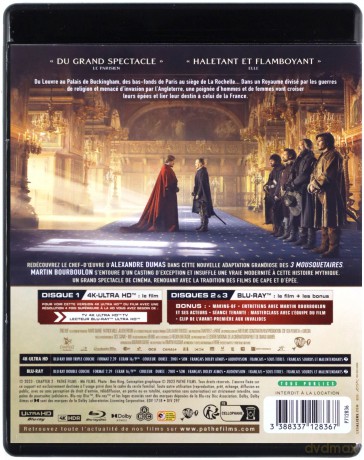 The Three Musketeers: D'Artagnan (Trzej muszkieterowie: D'Artagnan) [Blu-Ray 4K]+[Blu-Ray]