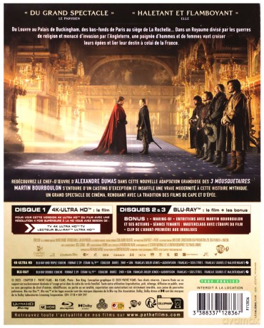 The Three Musketeers: D'Artagnan (Trzej muszkieterowie: D'Artagnan) [Blu-Ray 4K]+[Blu-Ray]