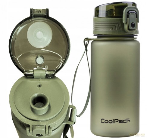 Bidon Brisk mini 400ml Rpet olive Z17640