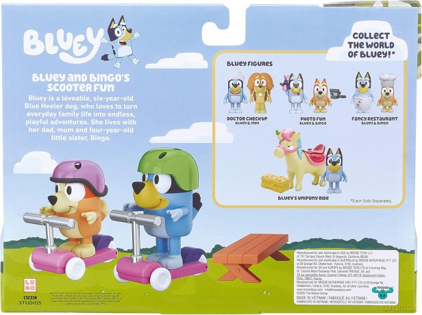 Bluey Jazda na hulajnodze 13085 [FIGURKA]