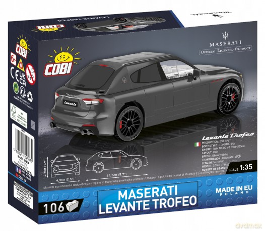 COBI 24503 Maserati Levante Trofeo 106 klocków [KLOCKI]