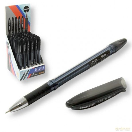 Długopis żelowy Semi gel 625 czarny 0,5mm,