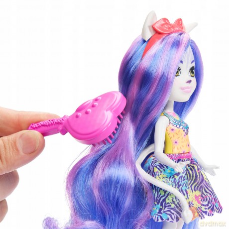 Enchantimals Lalka Zebra deluxe HNV28